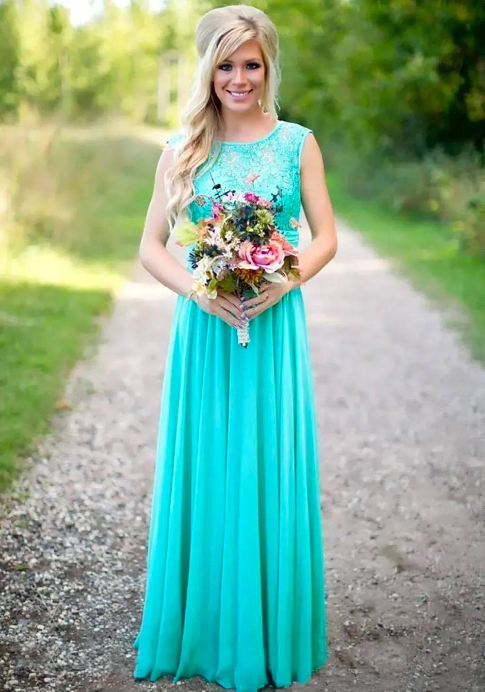 Steel Blue David's Bridal Tiffany Blue Bridesmaid Dresses Hot Dusty Blue  Dress Factory Sale TDY Steel