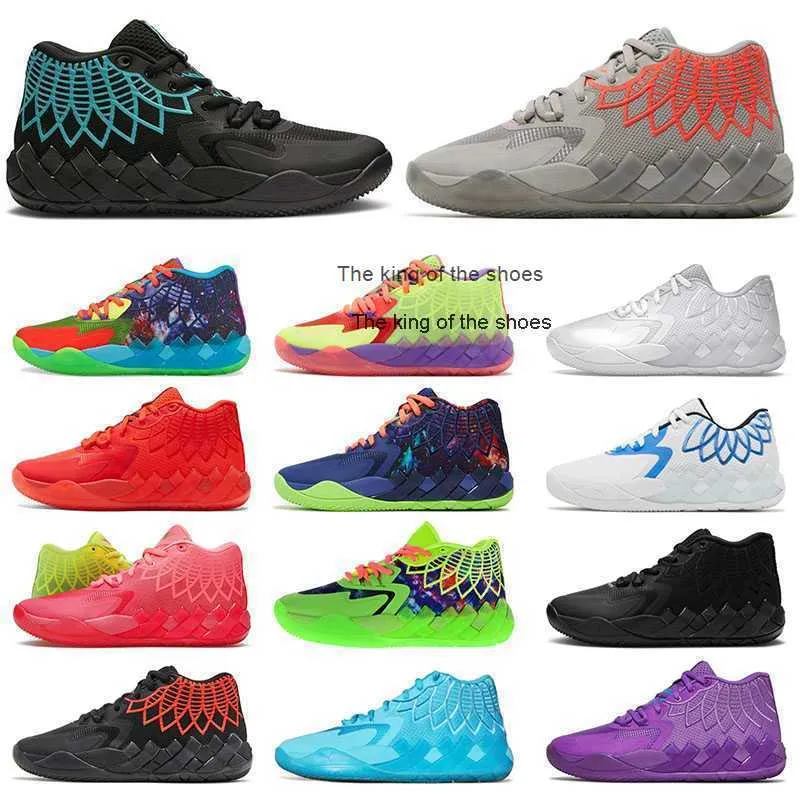 2023 Sapatos de sapatos OG OG Roller Brand Desconto Lamelo Ball Shoe MB 01 Rick e Morty Mass Basketball Shoes Queen City Rock Ridge Red Buzzlamelo Sapatos