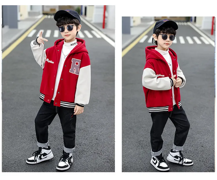 Korean Boys' jacket for spring women's with Zipper