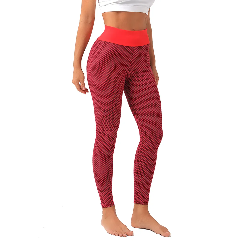  XINGWEN Butt Crack Booty Leggings Women Anti Cellulite Seamless Leggins  Push Up High Waist Peach Lift Sports Yoga Pants Fitness Tights (Color :  Rose Red, Size : XXXL) : Clothing, Shoes