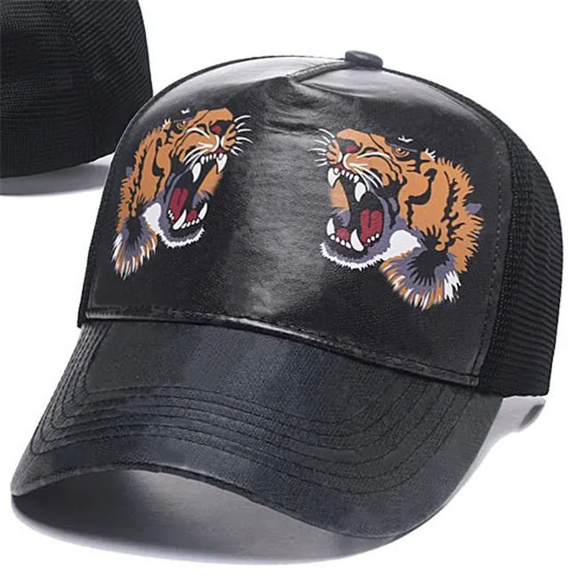 قبعات البيسبول المجهزة Casquette Sun Hat Classic Snake Tiger Bee Cat Canvas عرض للرجال Women MA10-02