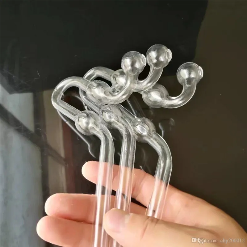 Transparent snake-shaped pot Wholesale Glass Bongs Accessories, Glass Water Pipe Smoking
