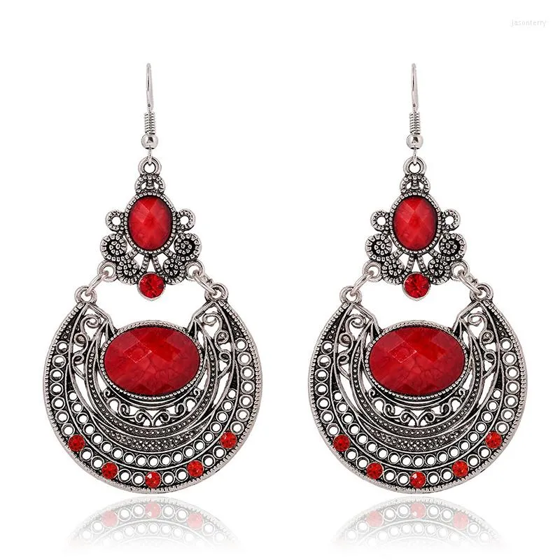 Baumelnde Ohrringe LOVBEAFAS Mode Bohemian Drop Für Frauen Schmuck Kristall Boho Hohl Ethnische Gypsy Perlen Hochzeit Vintage Ohrringe
