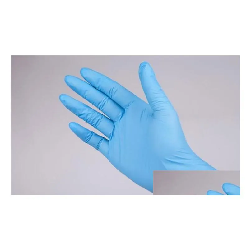 Gants de nettoyage Nouveau latex nitrile jetable 3 types de spécifications  Gant en caoutchouc anti-dérapant anti-acide de qualité B en option Dhpmk