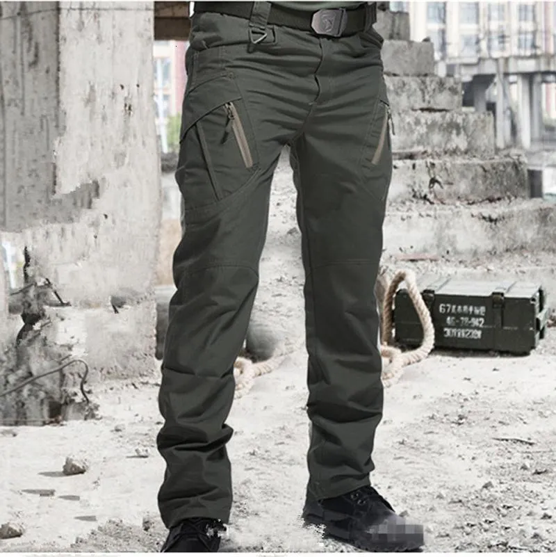 Мужские брюки тактические брюки мужчины повседневные грузовые брюки армия военный