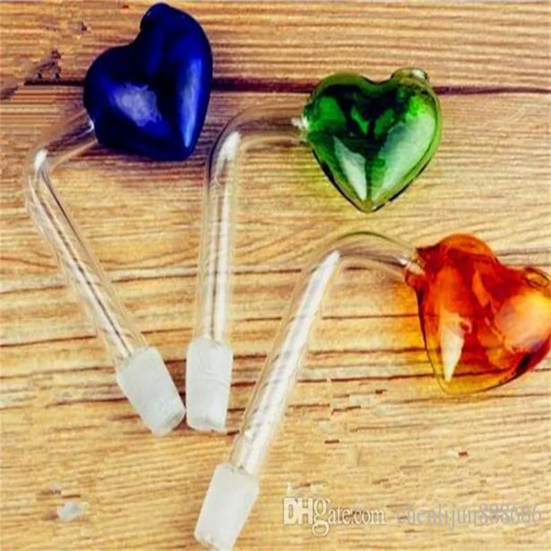 Smoking Pipes Right heart pot ,Wholesale Bongs Oil Burner Pipes Water Pipes Glass