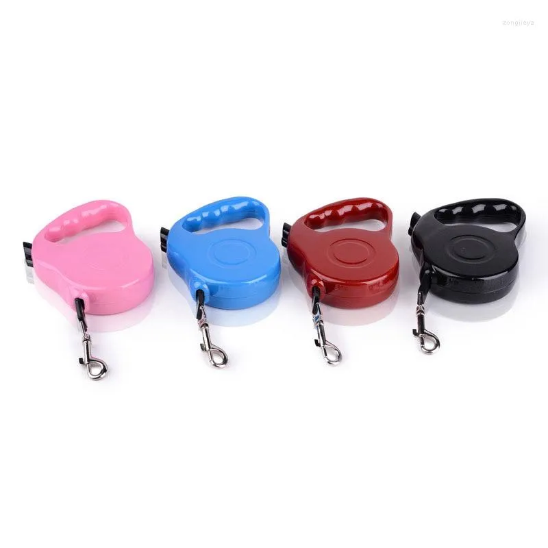 Colliers pour chiens Peinture automatique Traction Corde Ceinture Fournitures pour animaux de compagnie Laisse Chaîne Marche