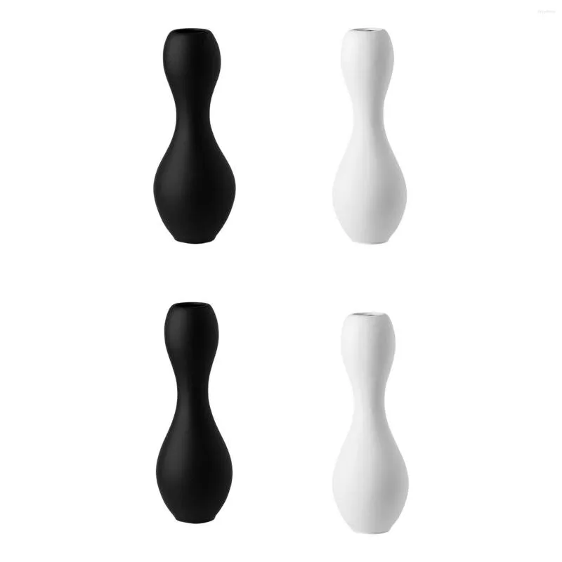 Vases Style Nordique Vase En Céramique Décoratif Moderne Minimaliste Bowling Pin Centre De Table Élégant Pour La Maison Chambre Bureau Bureau Décor