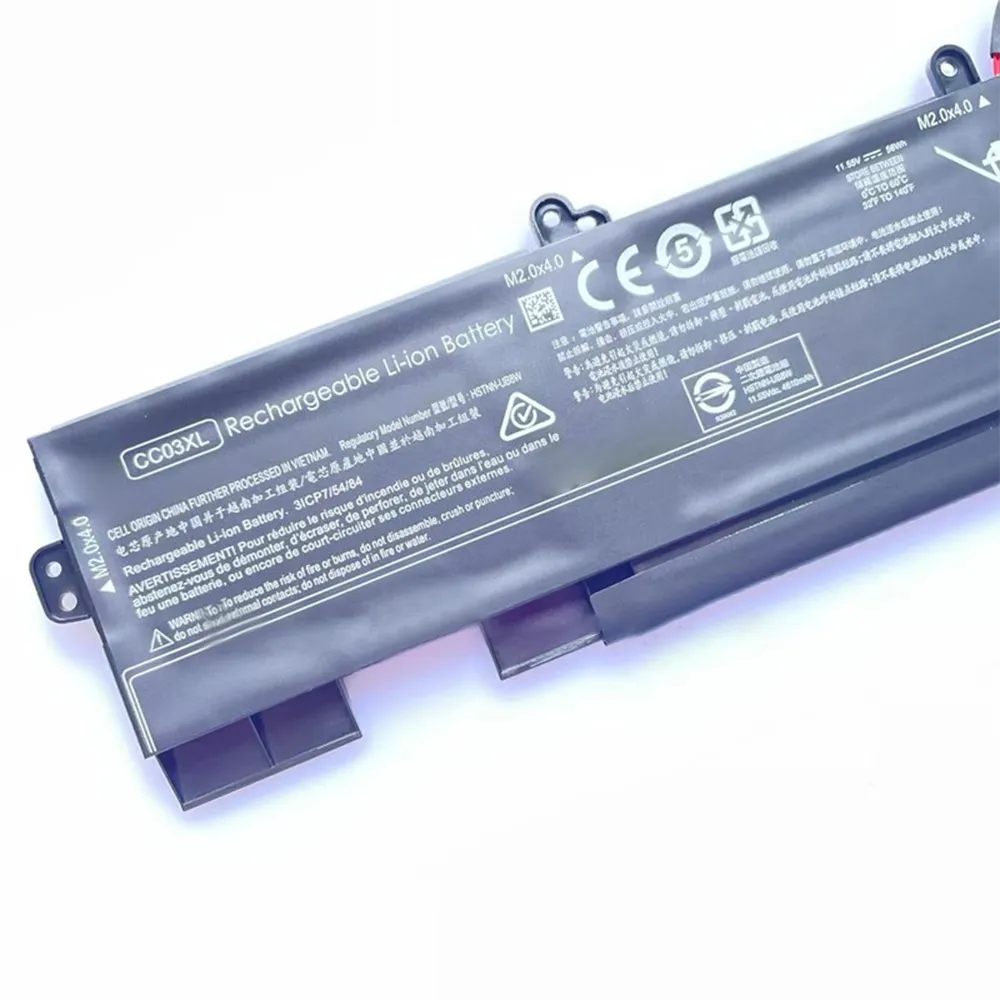 Batteries PC Tablette F ou HP CC03XL 56Wh Batterie ZBook Firefly 14 G7/G8 EliteBook 830 835 840 845 G7/G8 L77608-1C1 L77608-2C1 L