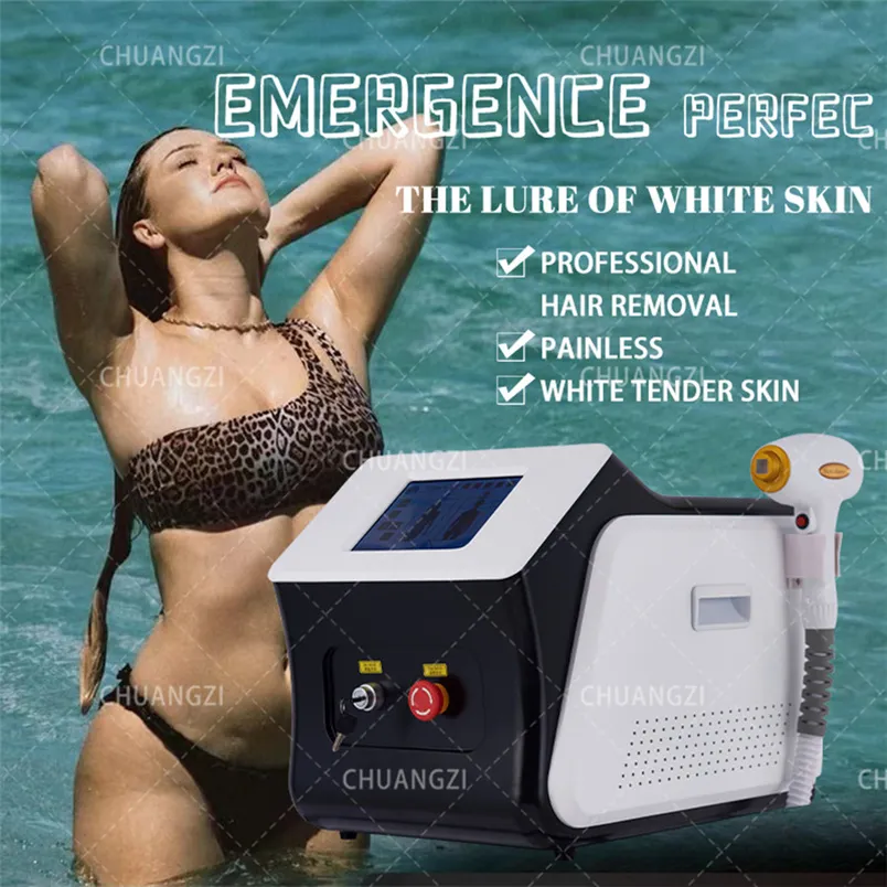Лазерная машина 808 лазерная диода, машина для удаления волос безболезненный охлаждающий эпилятор Профессиональный лазерный депилатор для женского мужского дома устройство