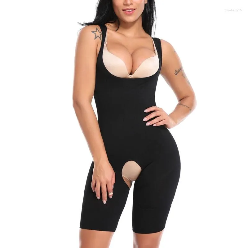 Sexy Tummy Control Bodysuit For Women Open Bust, Full Body Klopp