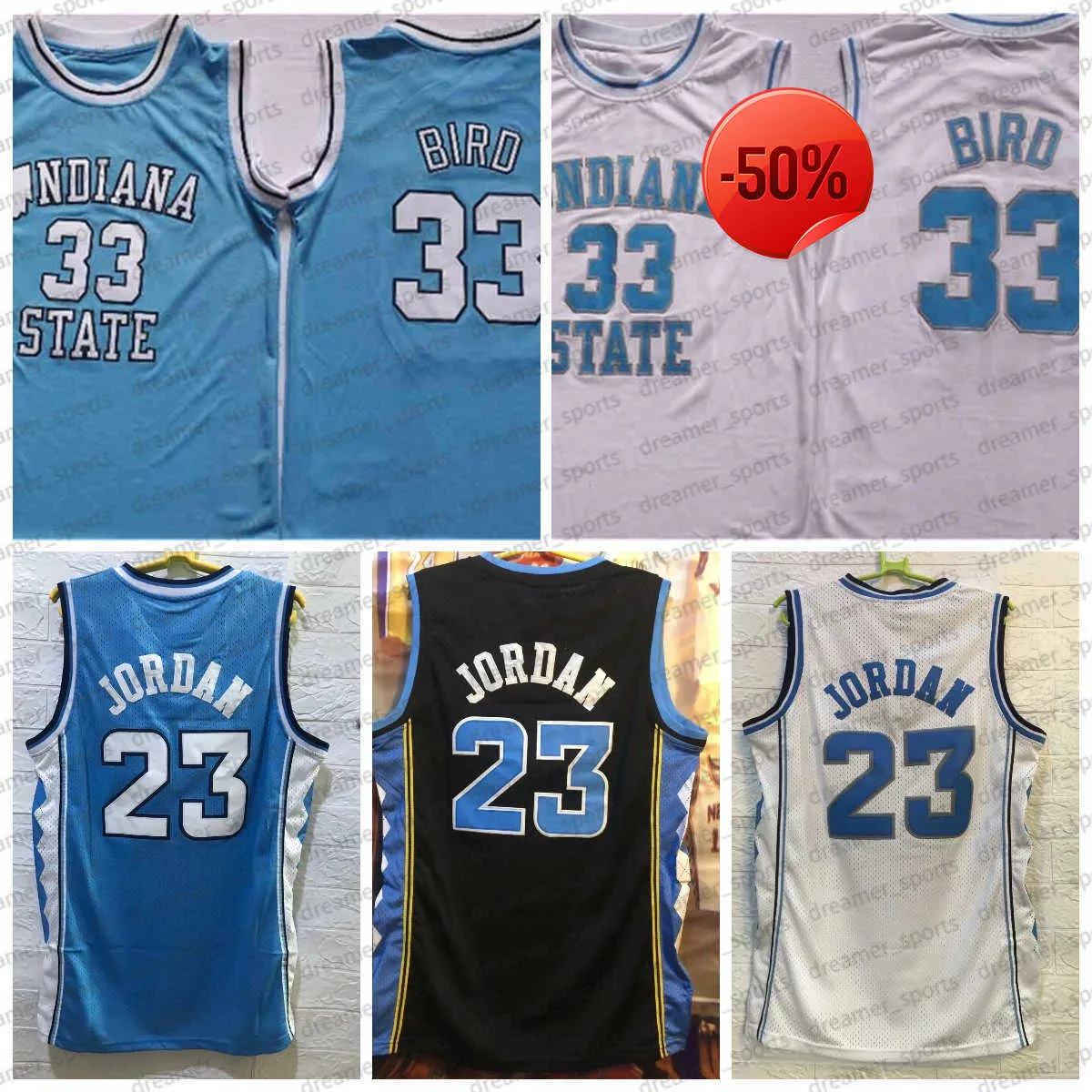 NCAA 33 Maglia Da Basket Larry Bird State Indiana State Sycamores