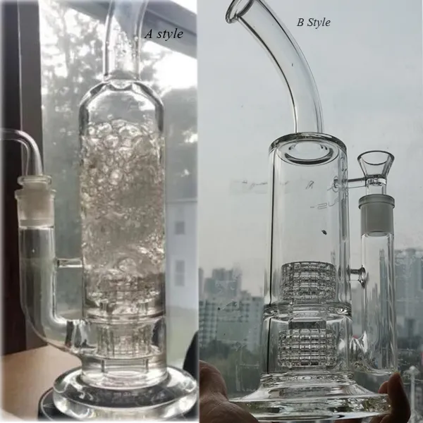 New Mobius Matrix perc Hookahs Bong Shisha recycler oil rigs heady glass water bongs smoking glass pipes unique With 18mm Bowl