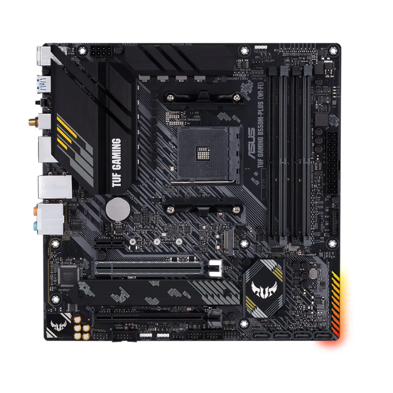 Carte mère ASUS TUF GAMING B550M-PLUS ADM B550 Socket AM4 Carte mère Micro ATX Windows10 PCI-E 4.0 DDR4 M.2 SATA III 128 Go Nouveau