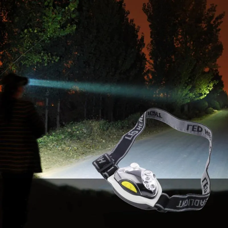 Bike Lights 12000MCD Waterproof Ultra Bright 6 LED Head Lamp Light Torch Headlamp Headlight 3 Modes For Camping Outdoor