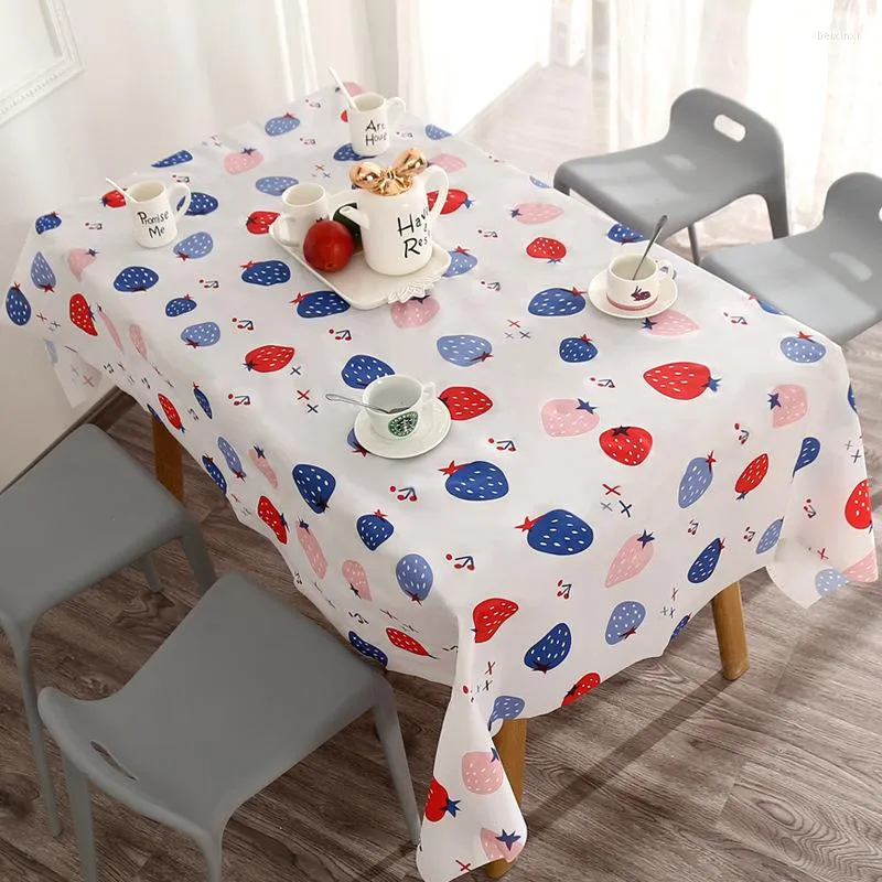 Table Cloth Waterproof Cover Rectangular Printed Tablecloth Dustproof Dining Manteles Coffe Kitchen Decor