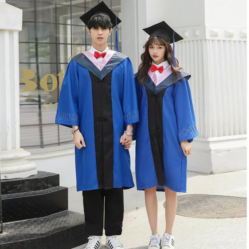 Ensembles de vêtements diplômés universitaires coréens uniforme Cosplay étudiant école japonaise JK Robe de graduation académique Seifuku Robe baccalauréat Robe Ha