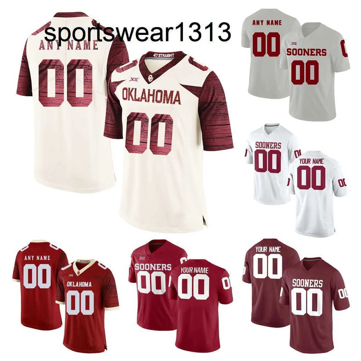 Oklahoma football jerseys custom hot sale