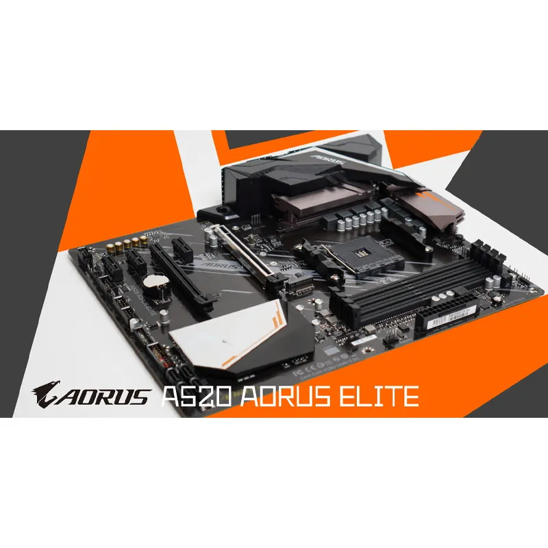 기가 바이트 소켓 AM4 A520M Aorus 엘리트 새로운 마더 보드 DDR4 128GB AMD RYZEN SUPPOORT MAINBOARD AMD A520 MICRO ATX