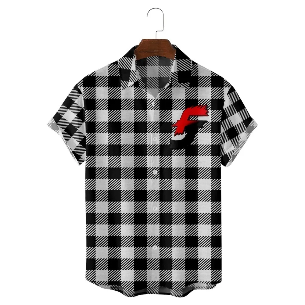 Camisas casuales para hombres Furious Jumper Merch Verano Manga corta Cuello vuelto Moda hawaiana Tops Tee Hombres Blusa Camisa 230309