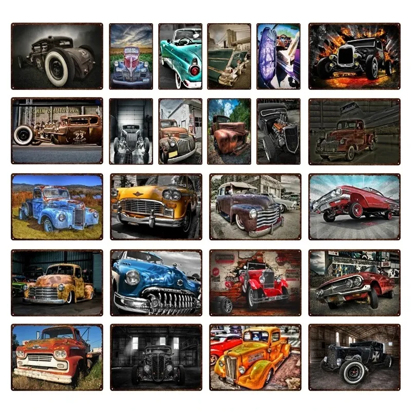 Décoration vintage garage - Auto