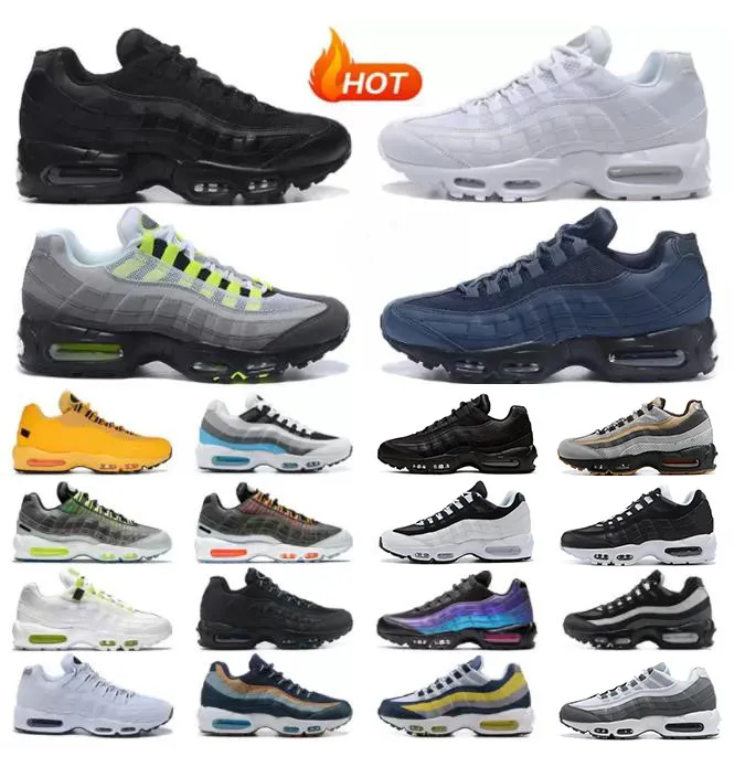 Greedy 3.0 NYC 95 95s Taxi scarpe da corsa da uomo KIM JONES Yin yang og triple nero bianco Lana riciclata NSW Michigan neon Cork De lo mio Essent sneakers da esterno