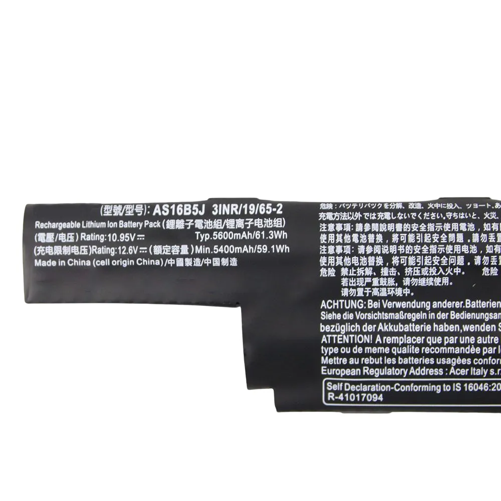 Tablet PC-batterier AS16B5J AS16B8J Batteri för Acer Aspire F15 F5-573G E15 E5-575G