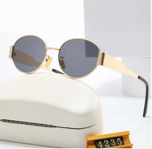 새로운 클래식 편광 선글라스 여성 디자이너 2023 럭셔리 합금 금속 폴라로이드 강화 유리 렌즈 레트로 안경 태양 안경 UV400 선물