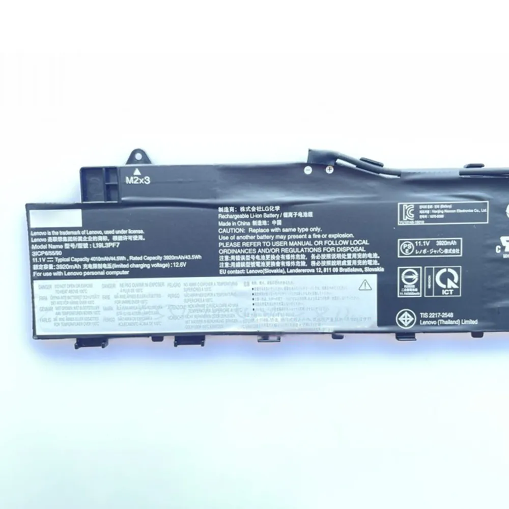 Batteries pour tablette PC L19L3PF7 L19C3PF3, pour Lenovo IdeaPad 5-14ITL05 5-14IIL05 5-14AL Lenovo xiaoxin Air 14 2020/14-14IIL