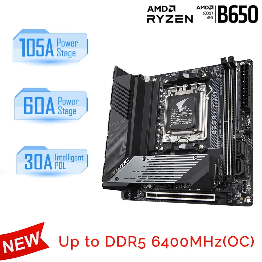 マザーボード B650i AORUS ULTRA+Ryzen5 7600X +Mem 32GB マザーボード B650i AORUS ULTRA+Ryzen5 7600X +Mem 32GB B650I
