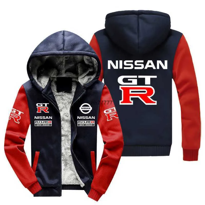 2023 Ny F1 Racing Set Long Sleeve Sweater Men's Hoodies Sweatshirts Suit Fashion Jacket Hoodie Långärmad lämplig för Nissan Team D85Q