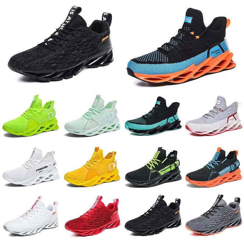 chaussures de course pour hommes formateurs respirants General Cargo noir ciel bleu sarcelle vert tour jaune hommes baskets de sport de mode gratuit vingt et un