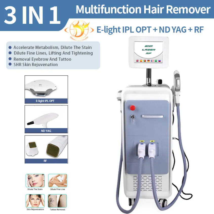 Professional Suslaser Q-Switched Nd Yag Laser System For Tattoo Removal And Opt Skin Rejuvenation439