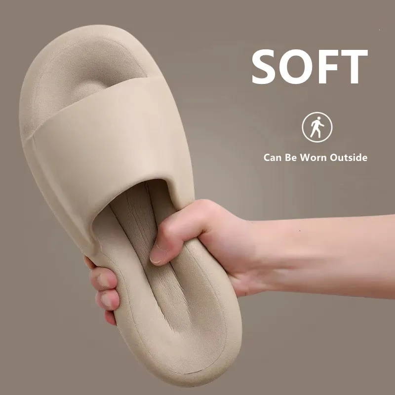 Slippers Cloud Soft Eva Slippers пары дома на открытом воздухе Slapper Summer Sandal