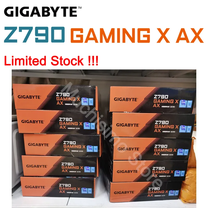 Gigabyte Z790 Gaming X Ax Motherboard Support LGA 1700 Intel 13: e och 12: e gen CPU DDR5 128GB 7600MHz Ram WiFi 6e PCIe 5.0 Ny