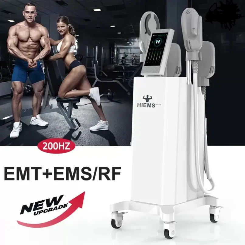En yeni ürün EMT EMS EMSLIM Vücut Şekli Makinesi Elektromanyetik Kas Yapı Makinesi Kliniği Kullanımı donanımlı Operasyon Video166