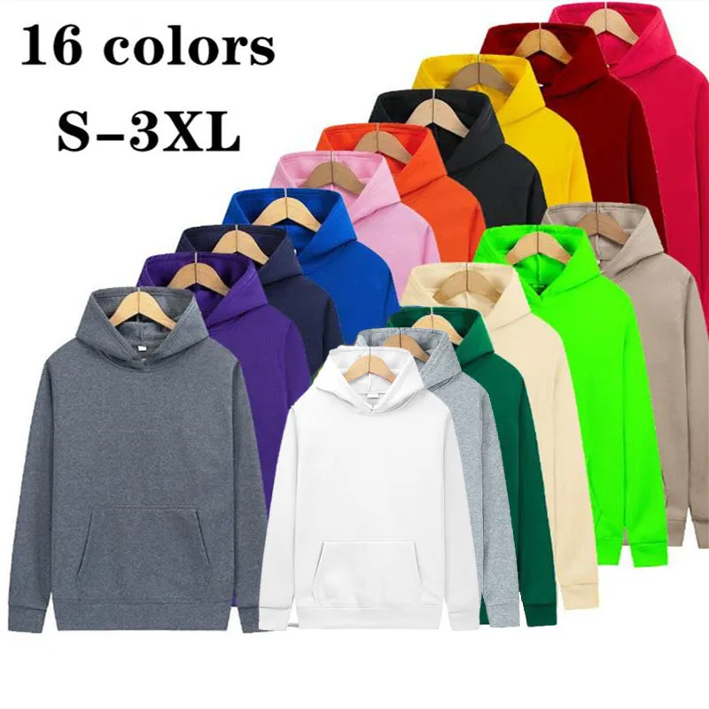 Heren Hoodies Sweatshirts Brand Menswomens Hoodies Spring herfst Winter mannelijke casual mode hoodies sweatshirts solide kleuren hoodies hiphop tops 230310