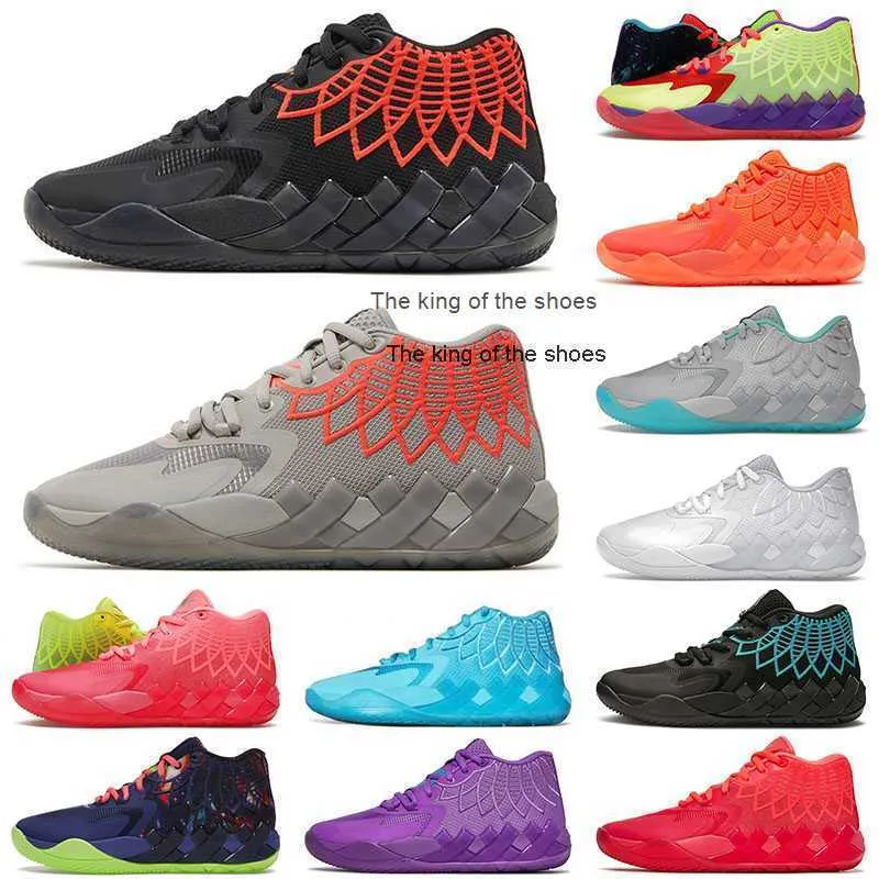 20233melo Shoes 2022 MB.01 Men Professional Basketball Shoes для продажи Рик и Морти Базз Сити Черный взрыв Queen Citys Rock Ridge Red Notlamelo Thoans