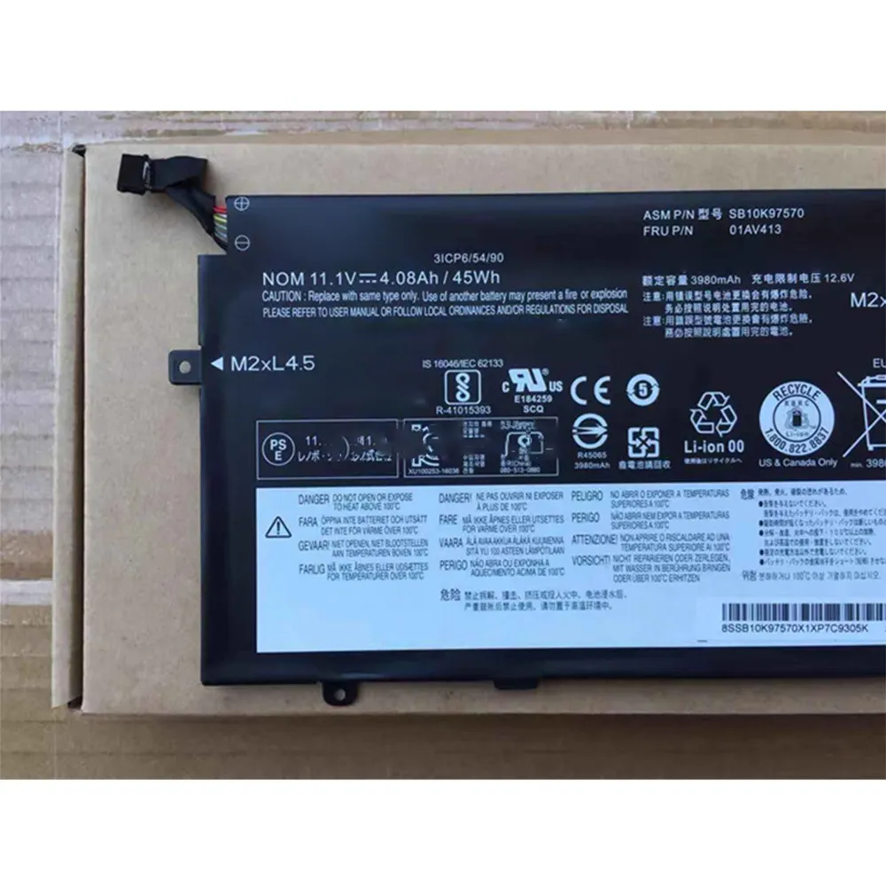 Tablet PC Batteries Laptop Battery for Lenovo ThinkPad E470 E470C E475 Series Notebook SB10K97570 SB10K97568 SB10K97569 01AV421