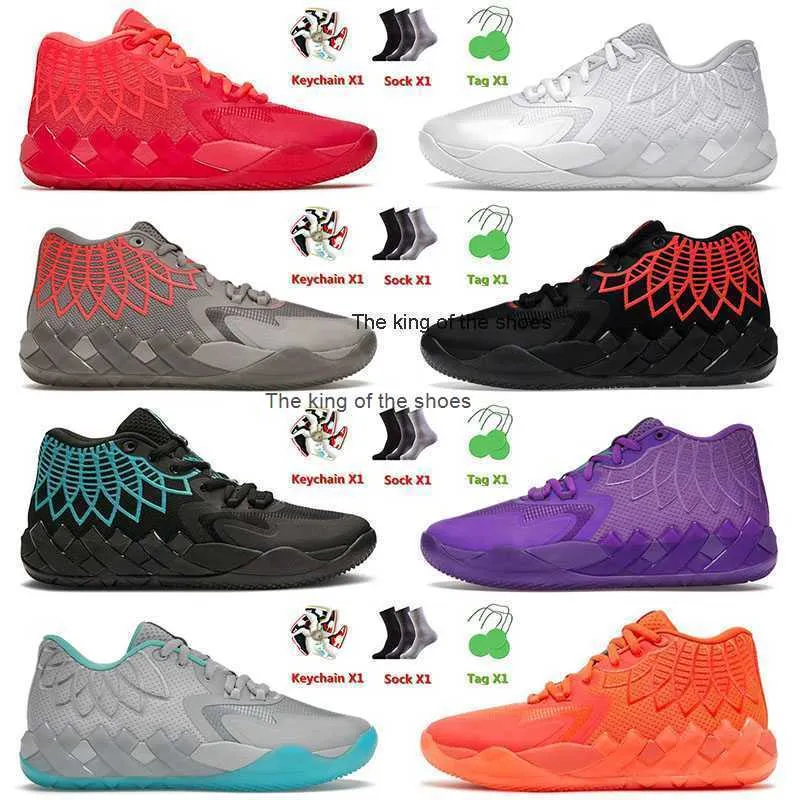 Chaussures Lamelo 2023Chaussures Lamelo Basketball Chaussures LaMelo Ball 1 MB.01 OG Tennis Rick Et Morty Rouge Buzz City Beige Queen Black Blast pour Hommes Baskets