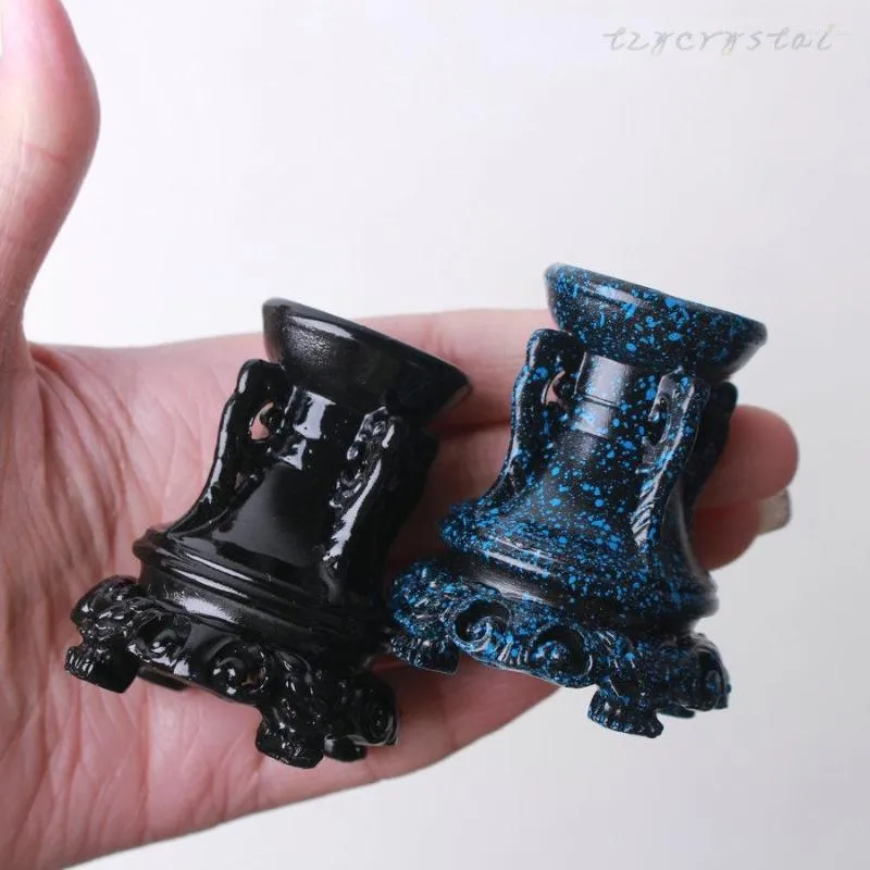 Decorative Figurines Small Resin Fashion Crystal Ball/Egg Carving Bracket Home Decor Base