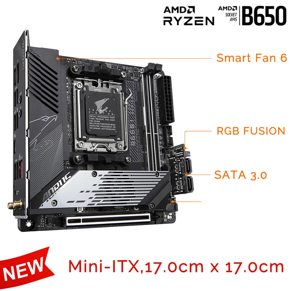 マザーボード B650i AORUS ULTRA+Ryzen5 7600X +Mem 32GB マザーボード B650i AORUS ULTRA+Ryzen5 7600X +Mem 32GB B650I