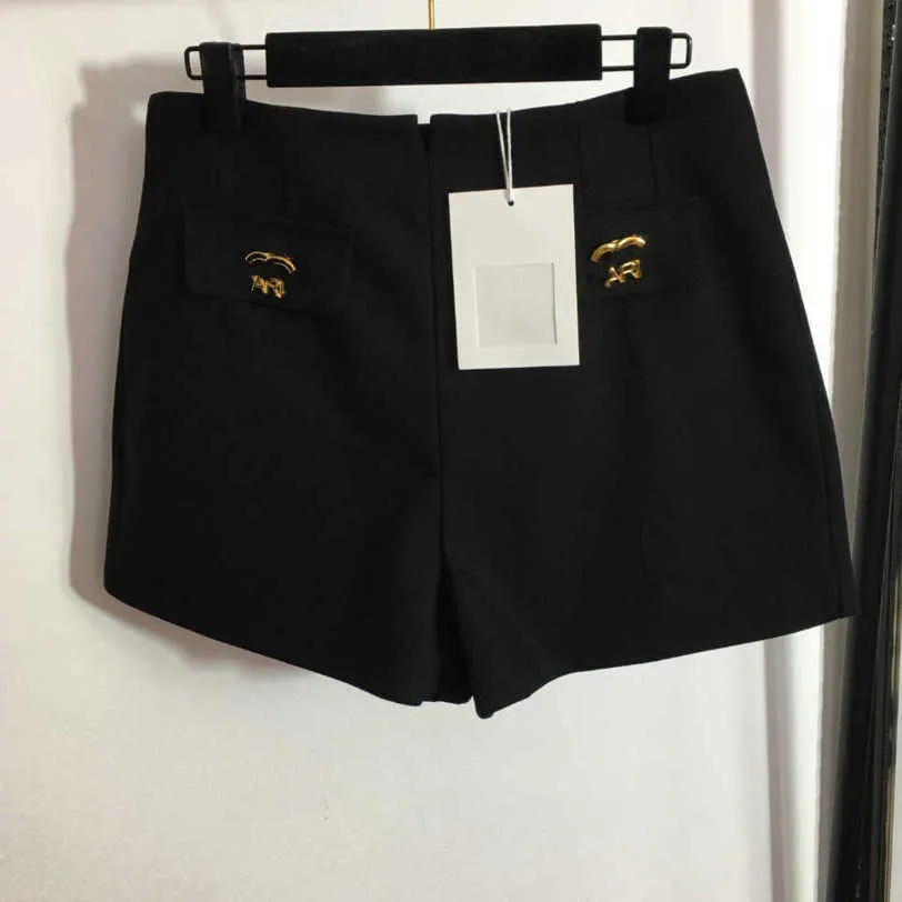 23SS Designer Brand Women Shorts xioxiang логотип логотип поддельный карман с высокой талией шорты летние горячие брюки с высокой талией высокая тонкая женская одежда A1