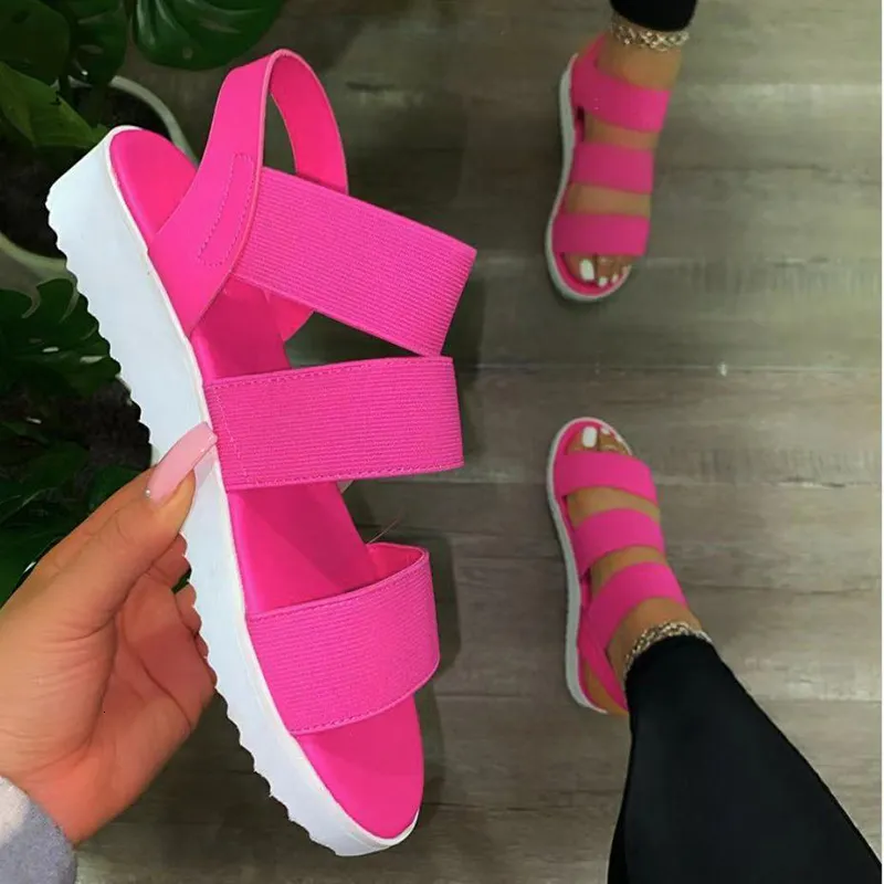 Stretchy fabric sandals hot sale
