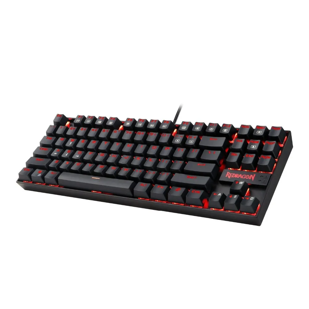 Rn K552-BA Kombi-Gaming-Tastatur und Maus, Mauspad, rote Hintergrundbeleuchtung, mechanische Gaming-Tastatur für Windows-PC