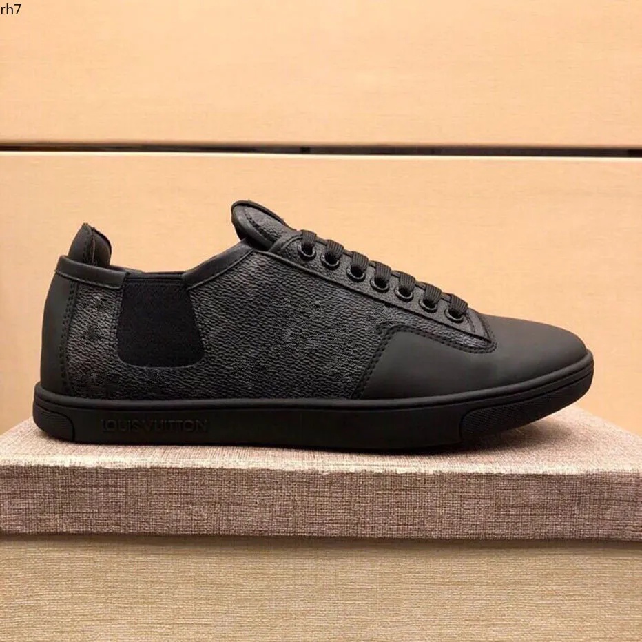 2023 zapatos clásicos de diseñador para hombre con cordones negro marrón moda de lujo impreso zapatillas de deporte para hombre kmkj rh7000004