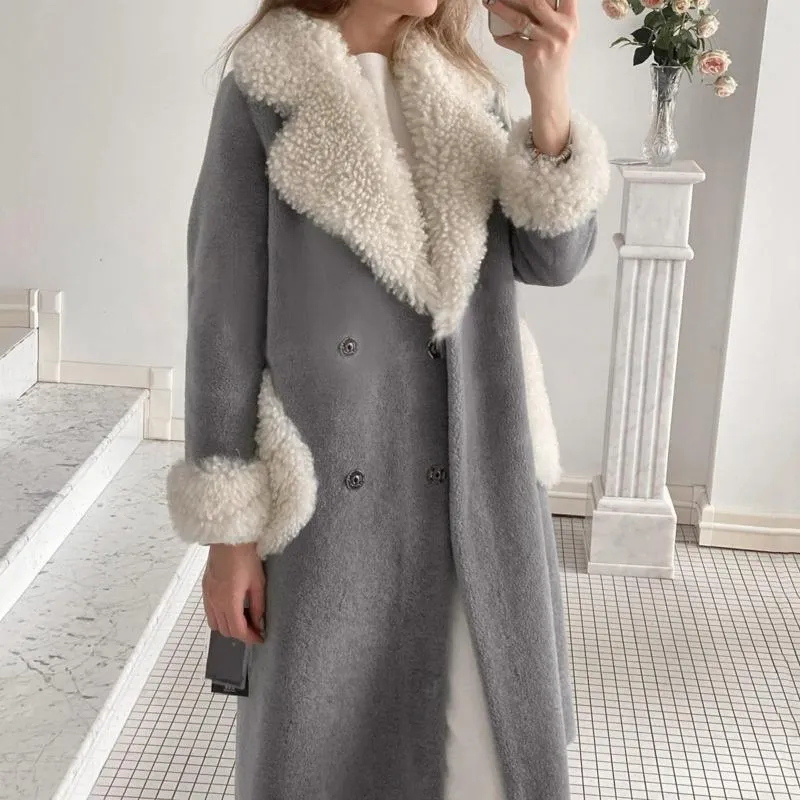 Damenjacken, Weihnachtsideen, Damen-Mantel aus Kunstwolle, Bluse, dünner Trenchcoat, lange Jacke, schmaler Gürtel, eleganter Mantel, Oberbekleidung