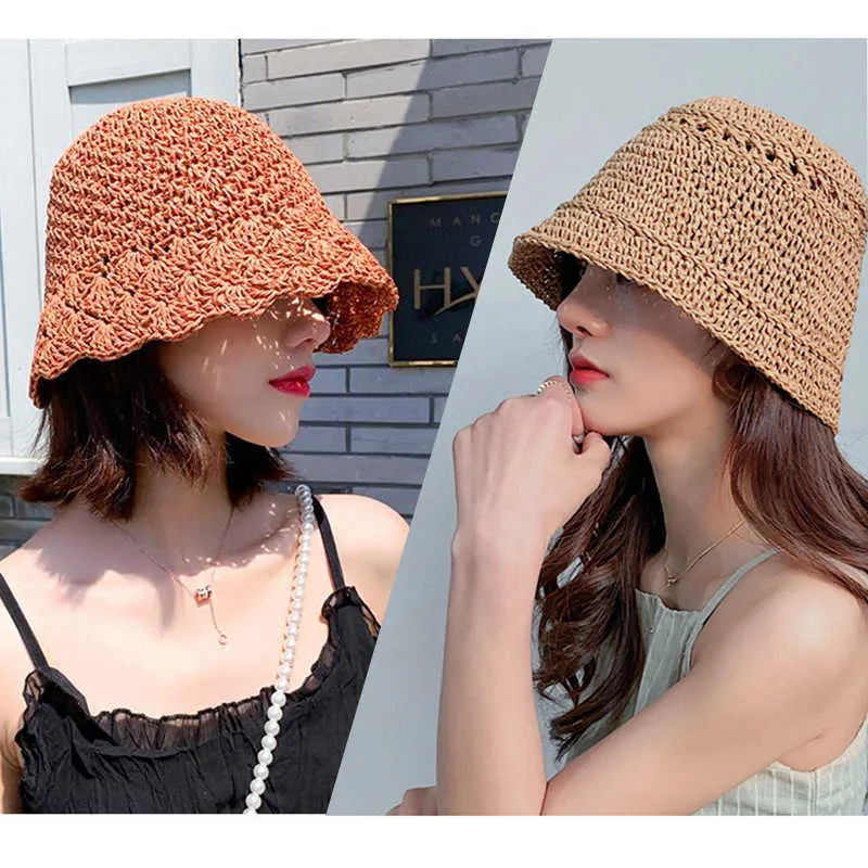 HBP Brim 2022 Summer Wide Fashion Strail Strailman Hat Hat Casual японские колокольчики.