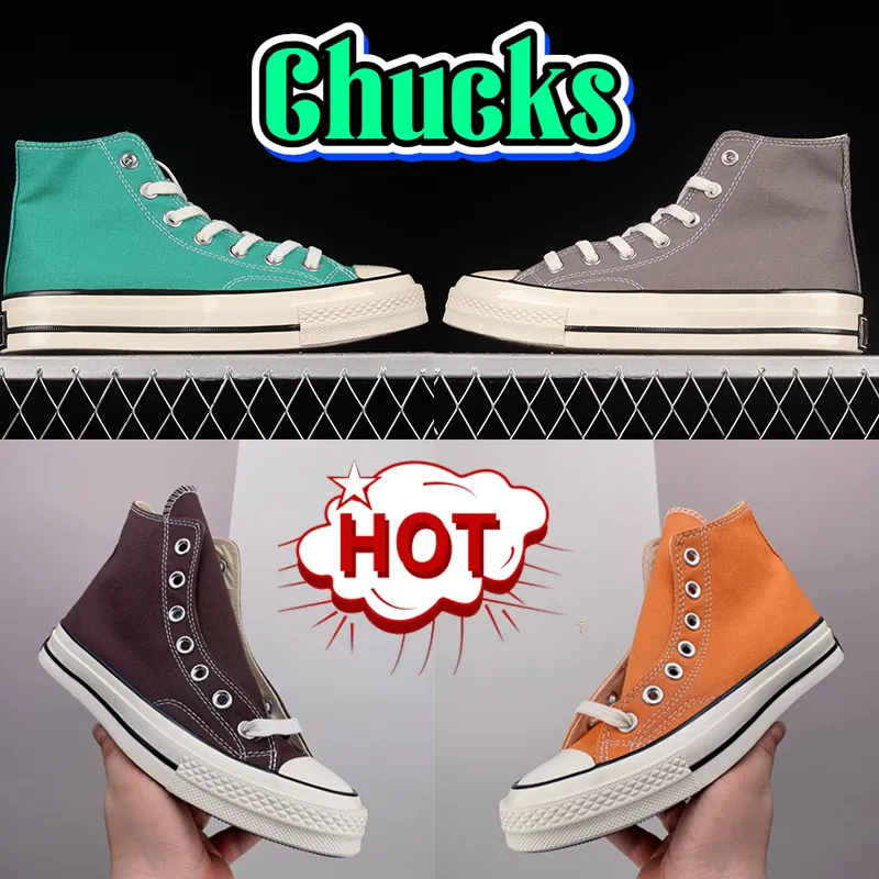 Canvas schoenen Designer sneakers heren dames All Star 70 Schoenen Chucks Hoge top Ox Zwart Wit Donkere Wortel Zonnebloem klassieke mode platformschoen heren Casual sneakers