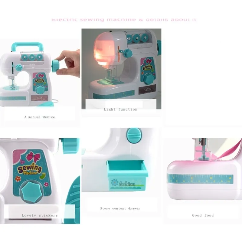 Mini Kids Simulation Electric Sewing Machine Small Appliances Kids